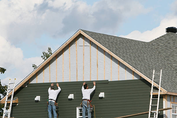 Professional Emergency Siding Repair technician working in Haddon Heights, NJ